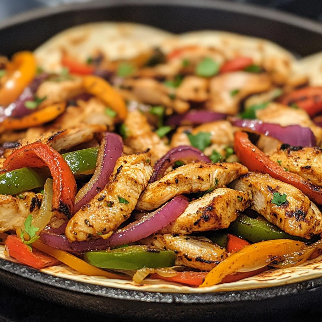 15-Minute Air Fryer Chicken Fajitas