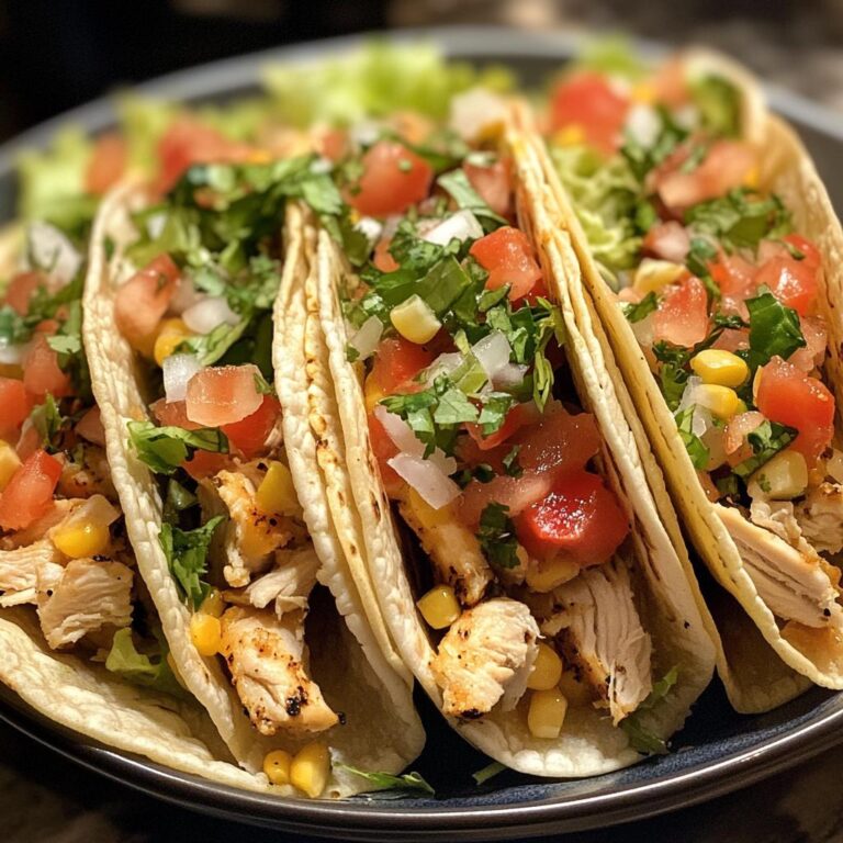 15-Minute Air Fryer Chicken Street Tacos