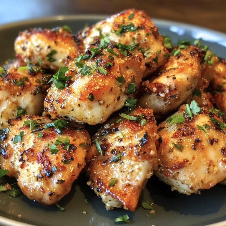 15-Minute Air Fryer Garlic Butter Chicken Bites