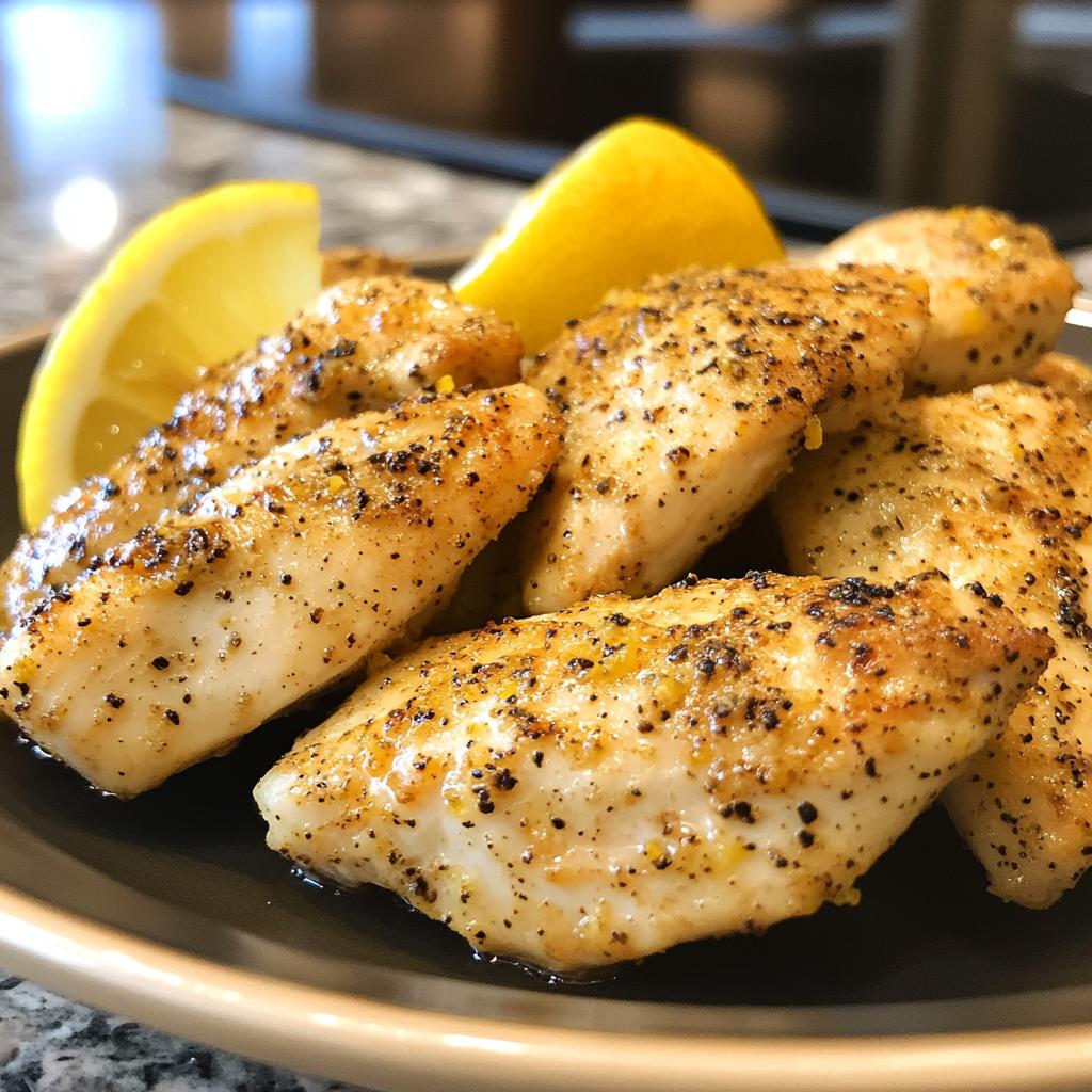 15-Minute Air Fryer Lemon Pepper Chicken