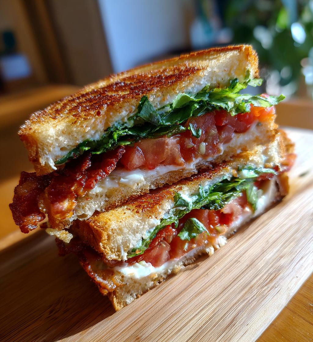 Air Fryer BLT Sandwich