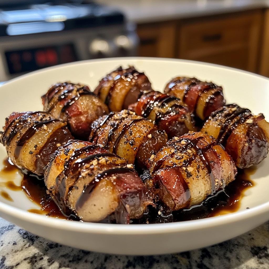 Air Fryer Bacon-Wrapped Dates - detail 1