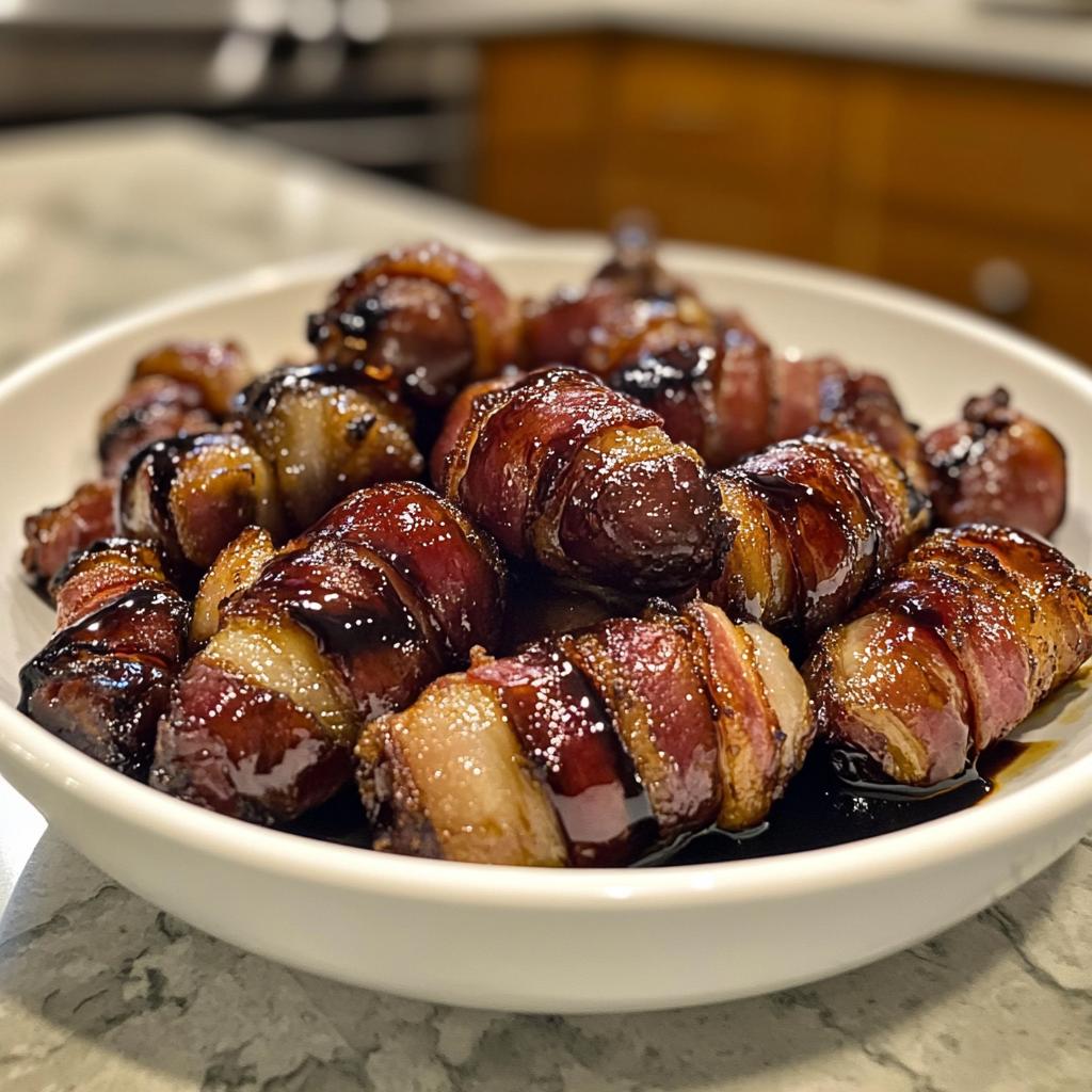 Air Fryer Bacon-Wrapped Dates