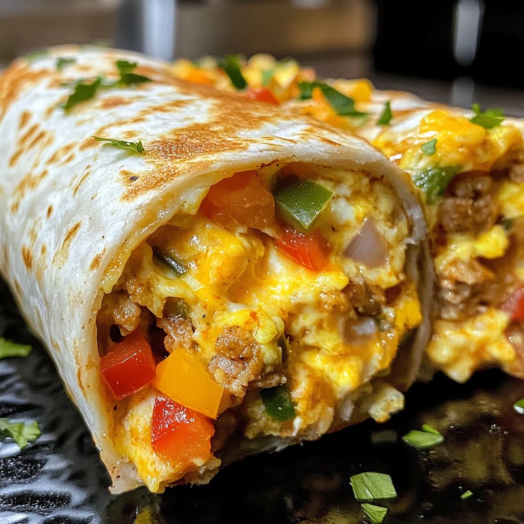 Air Fryer Breakfast Burritos - detail 1