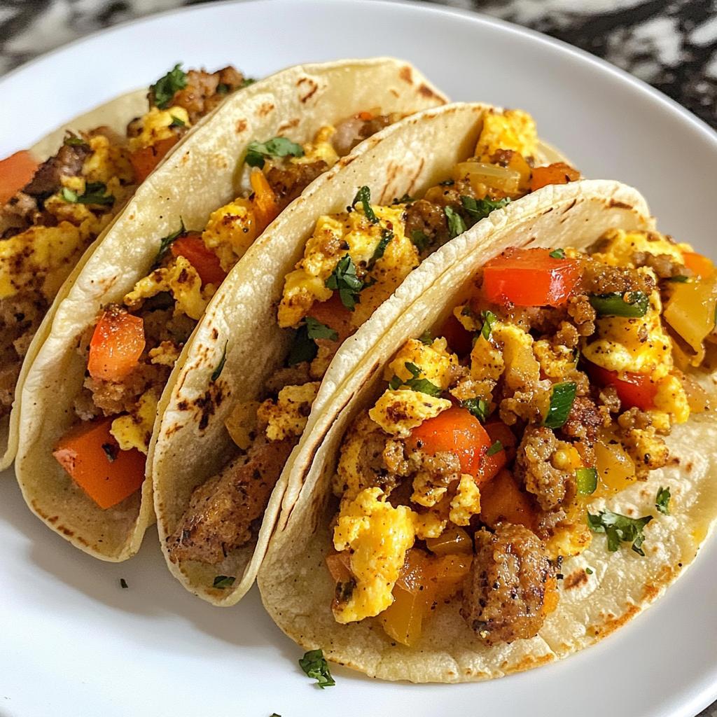 Air Fryer Breakfast Tacos - detail 1