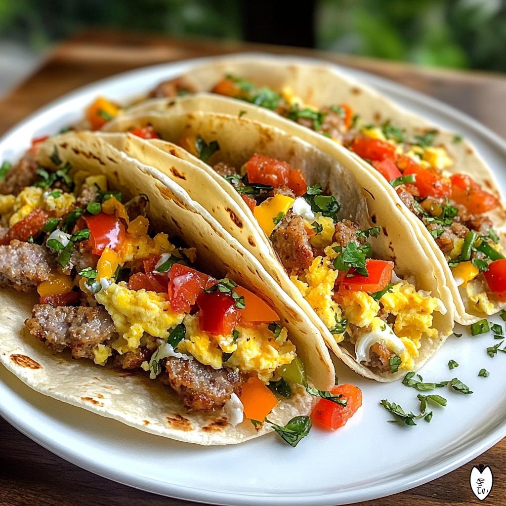 Air Fryer Breakfast Tacos