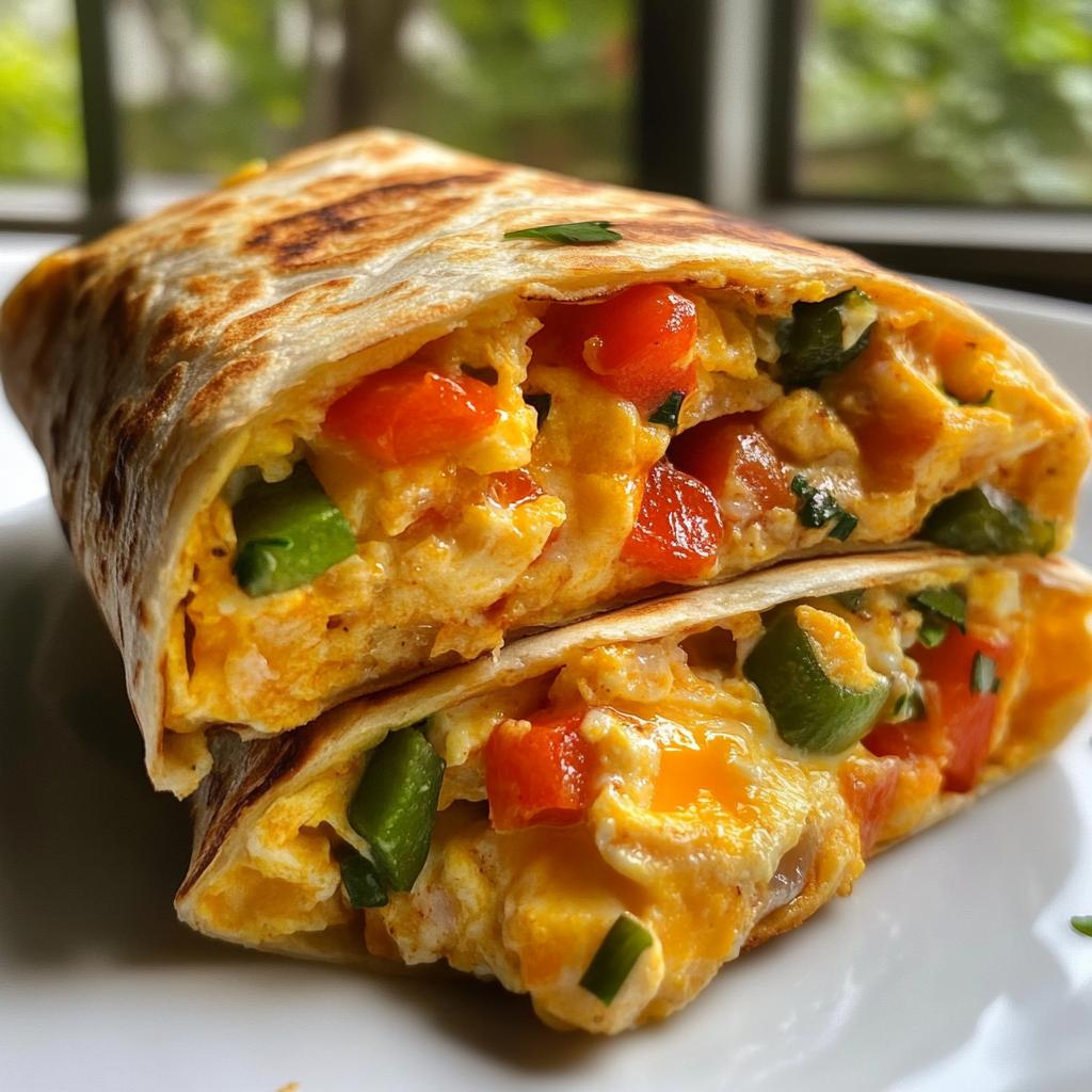 Air Fryer Breakfast Wraps