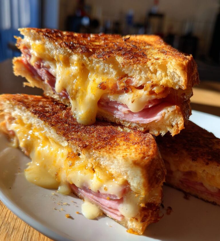 Air Fryer Cheese & Ham Toastie