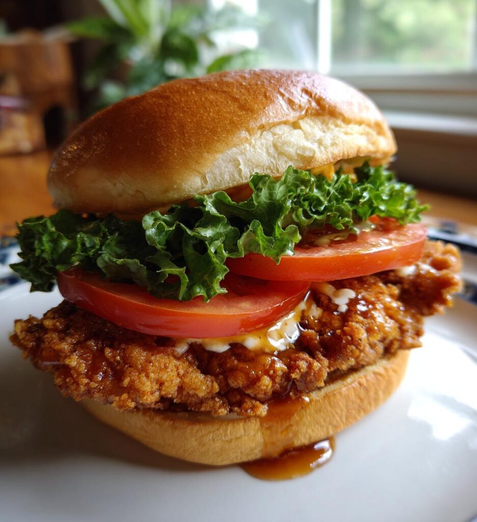 Air Fryer Chicken Sandwich