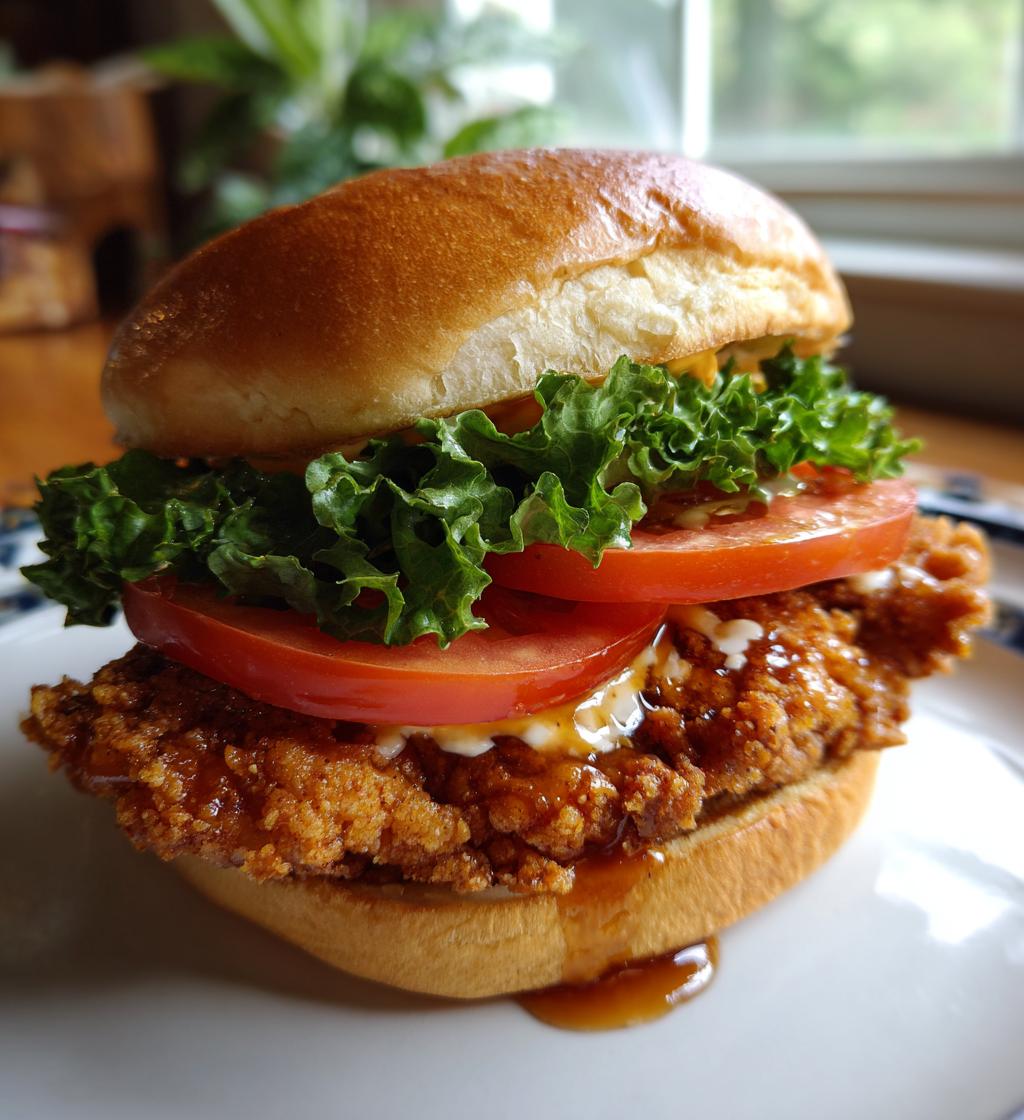 Air Fryer Chicken Sandwich