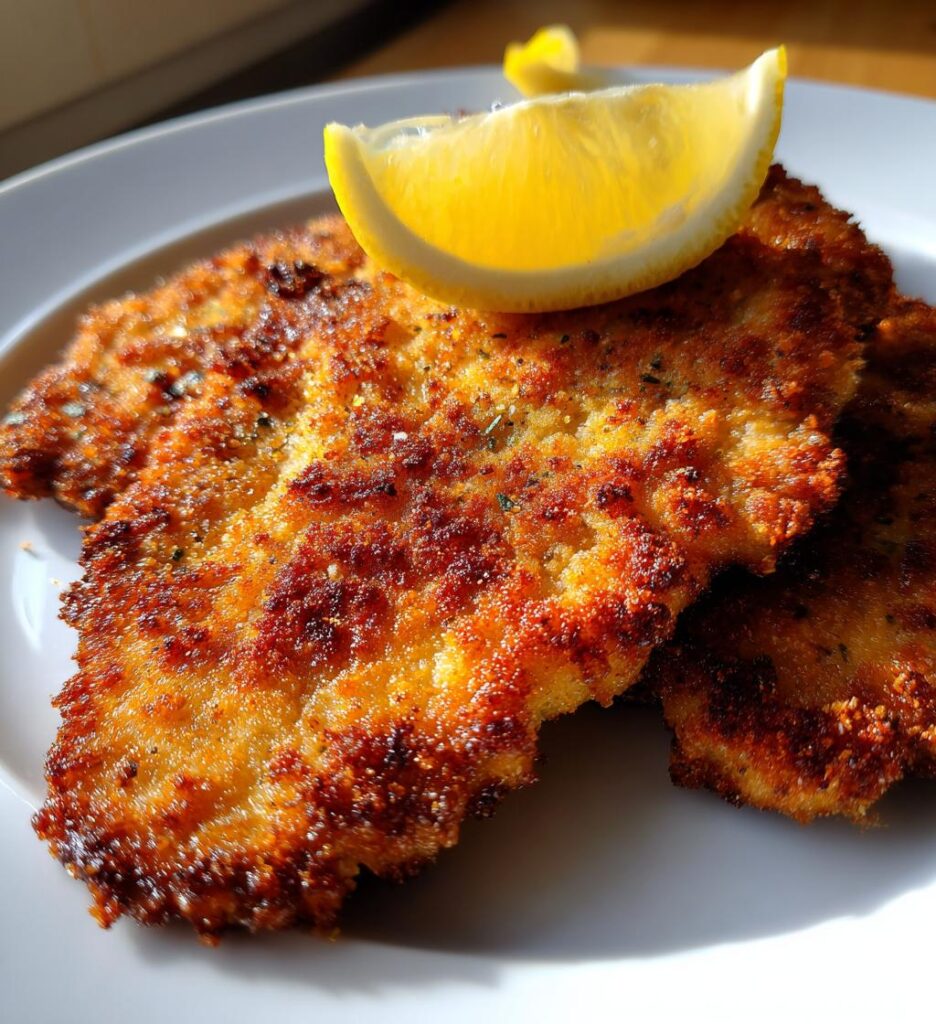Air Fryer Chicken Schnitzel