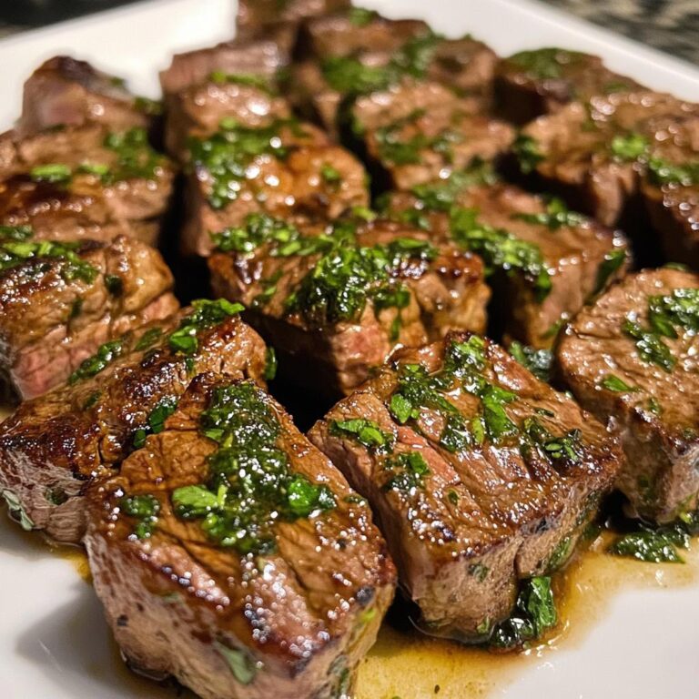 Air Fryer Chimichurri Steak Bites
