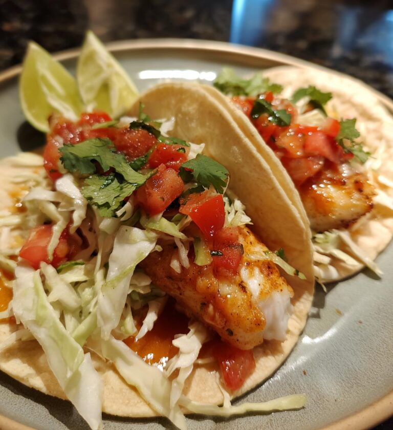 Air Fryer Fish Tacos