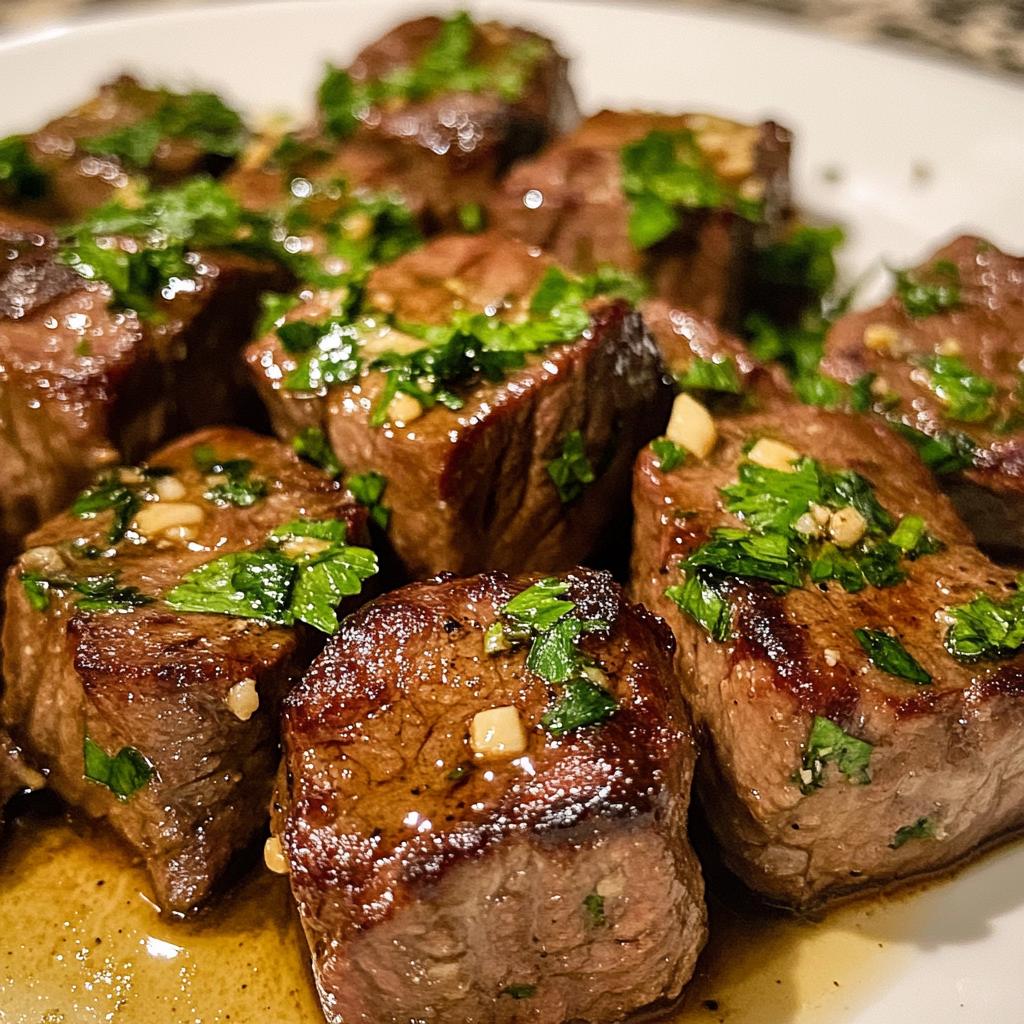 Air Fryer Garlic Butter Steak Bites - detail 1
