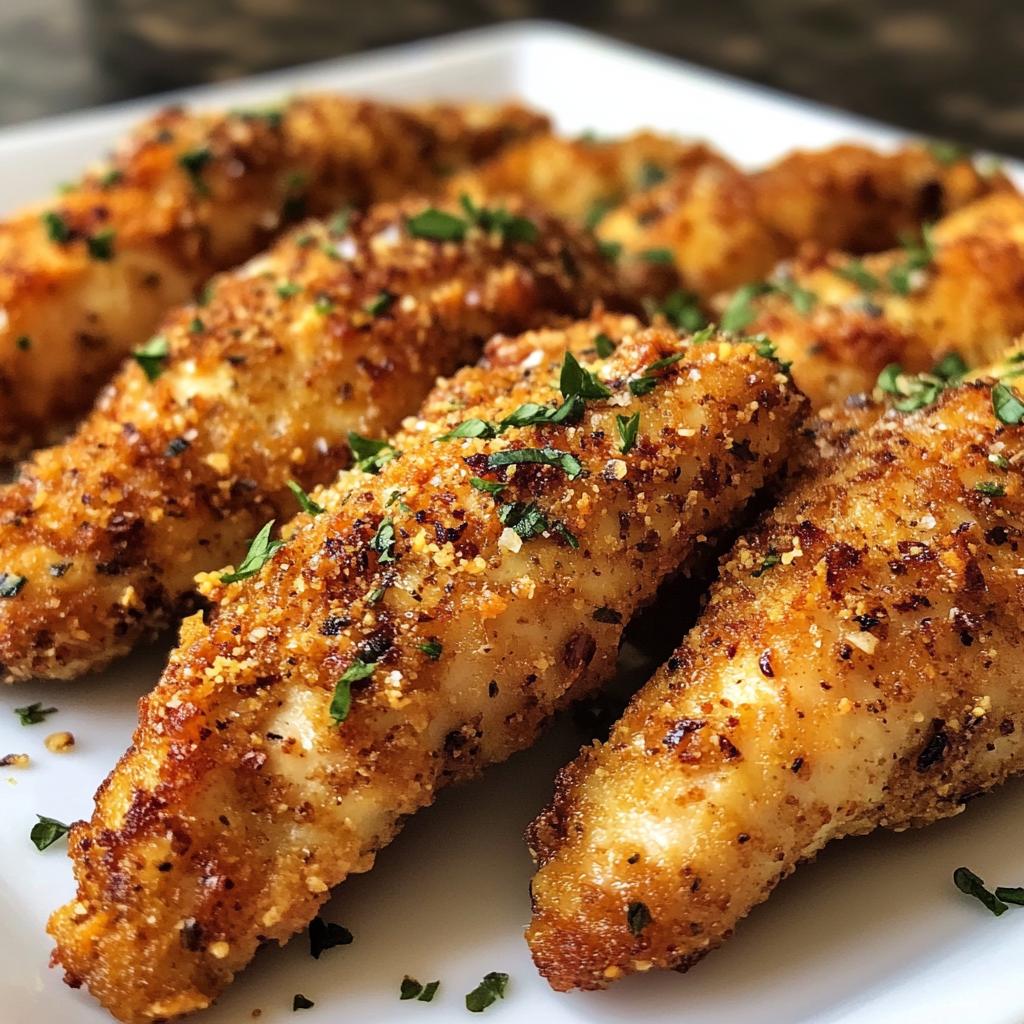 Air Fryer Garlic Herb Chicken Tenders