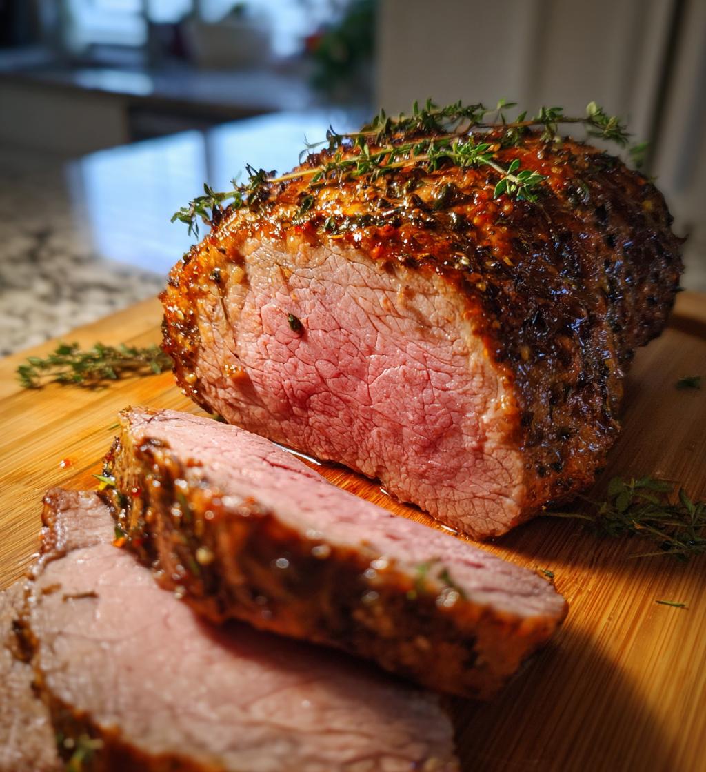 Air Fryer Holiday Beef Roast - detail 1