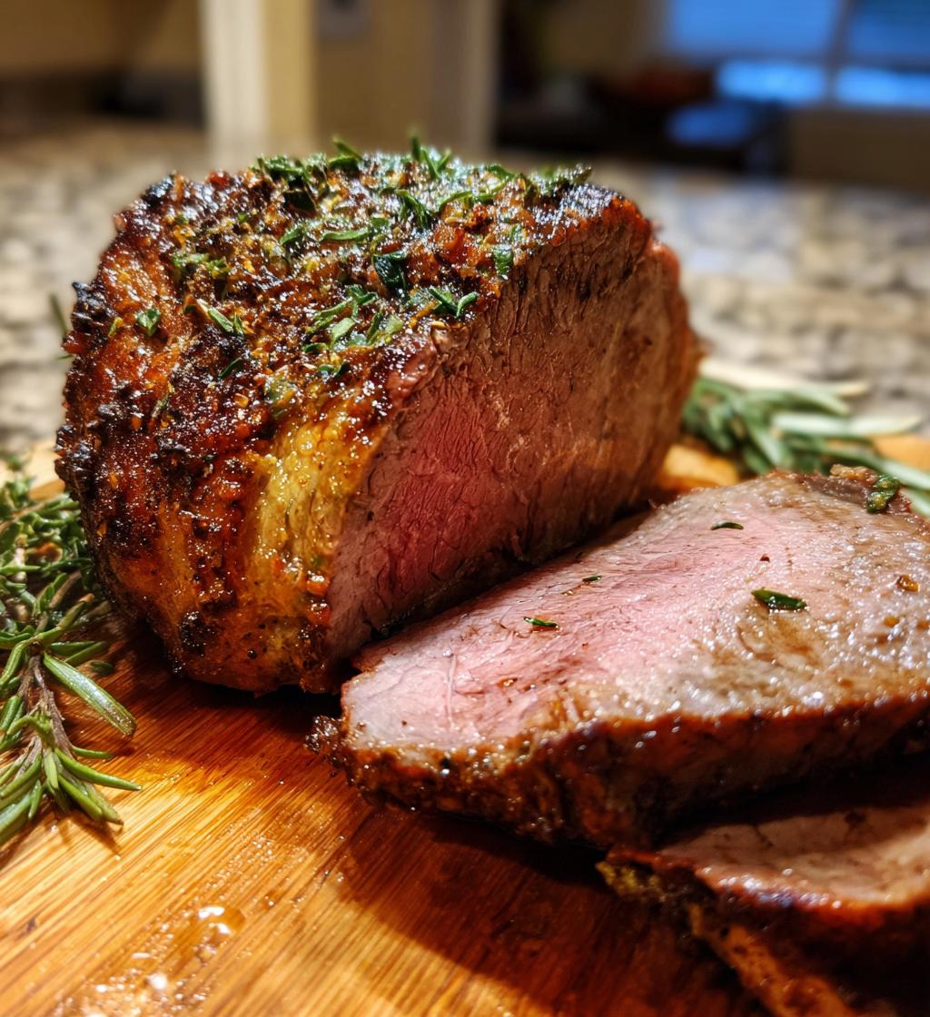 Air Fryer Holiday Beef Roast
