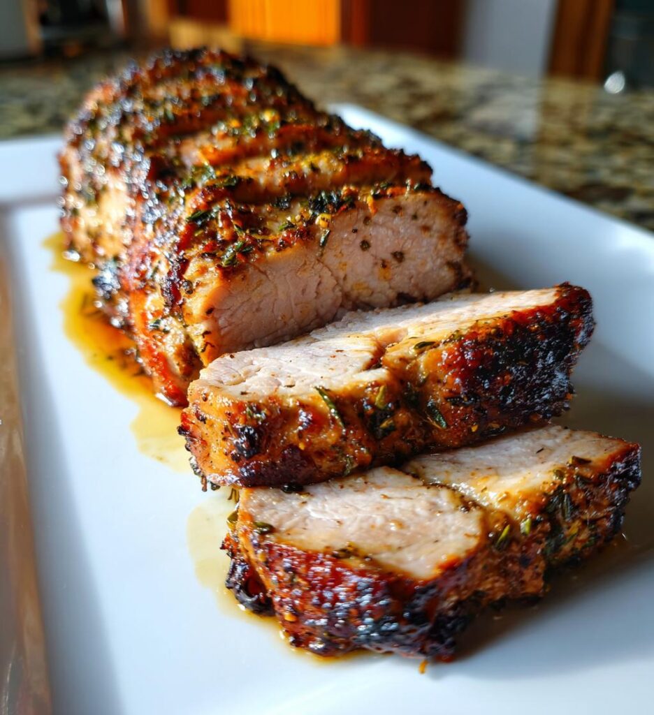 Air Fryer Holiday Pork Tenderloin