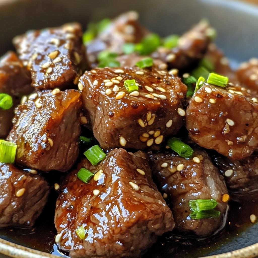 Air Fryer Honey Garlic Steak Bites - detail 1