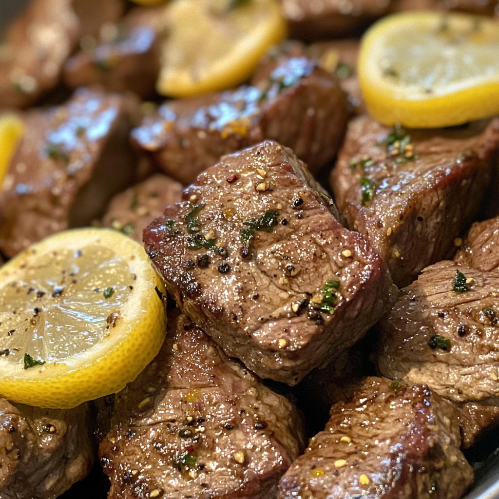 Air Fryer Lemon Pepper Steak Bites - detail 1