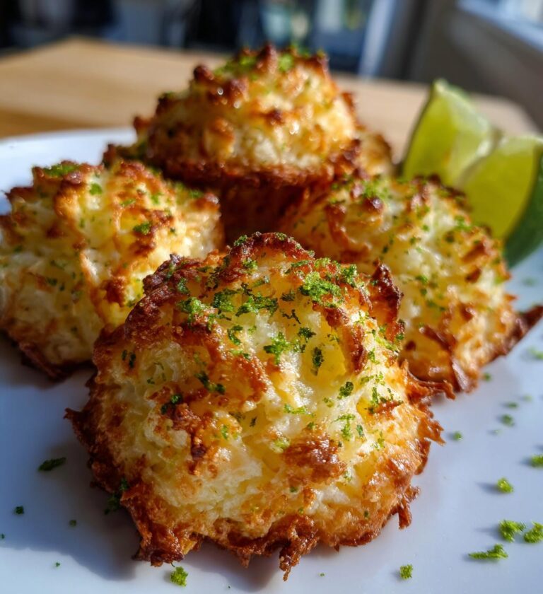 Air Fryer Lime Macaroons