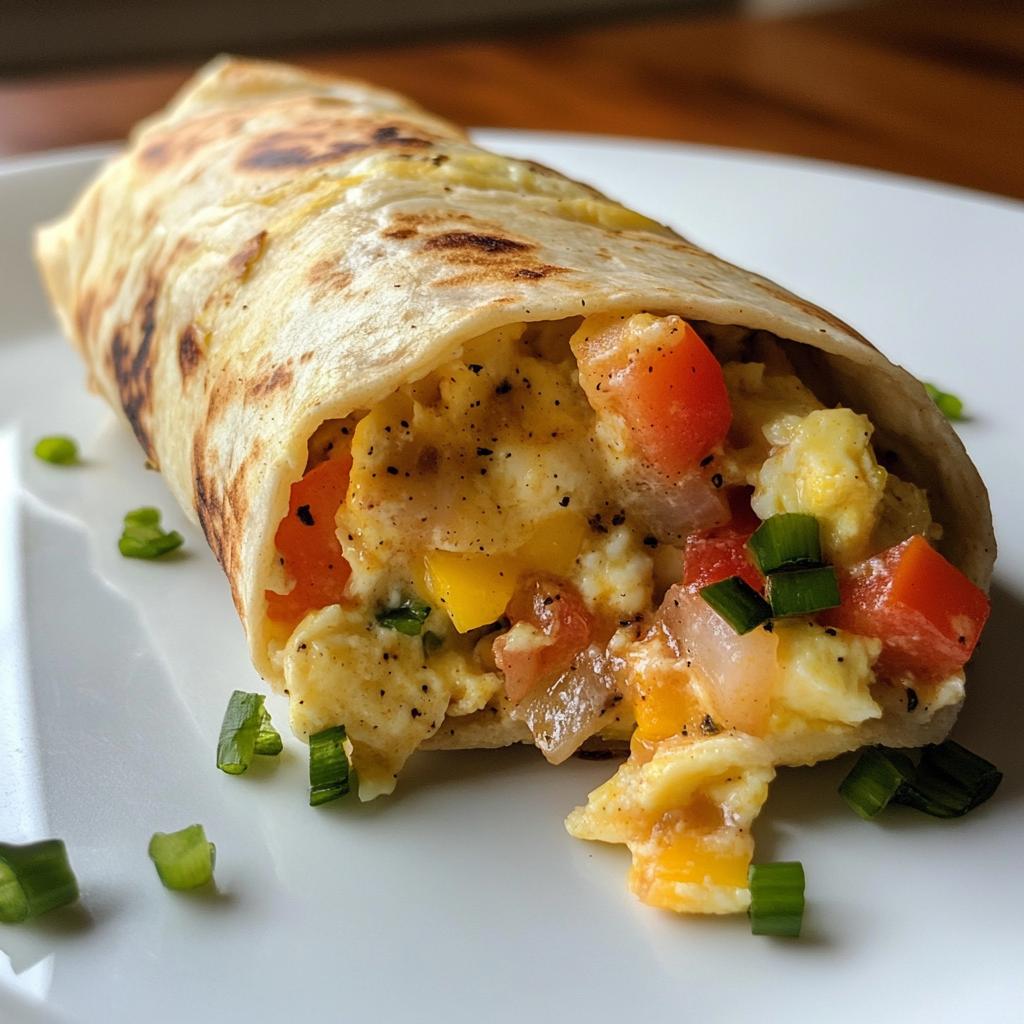 Air Fryer Low-Carb Breakfast Burritos