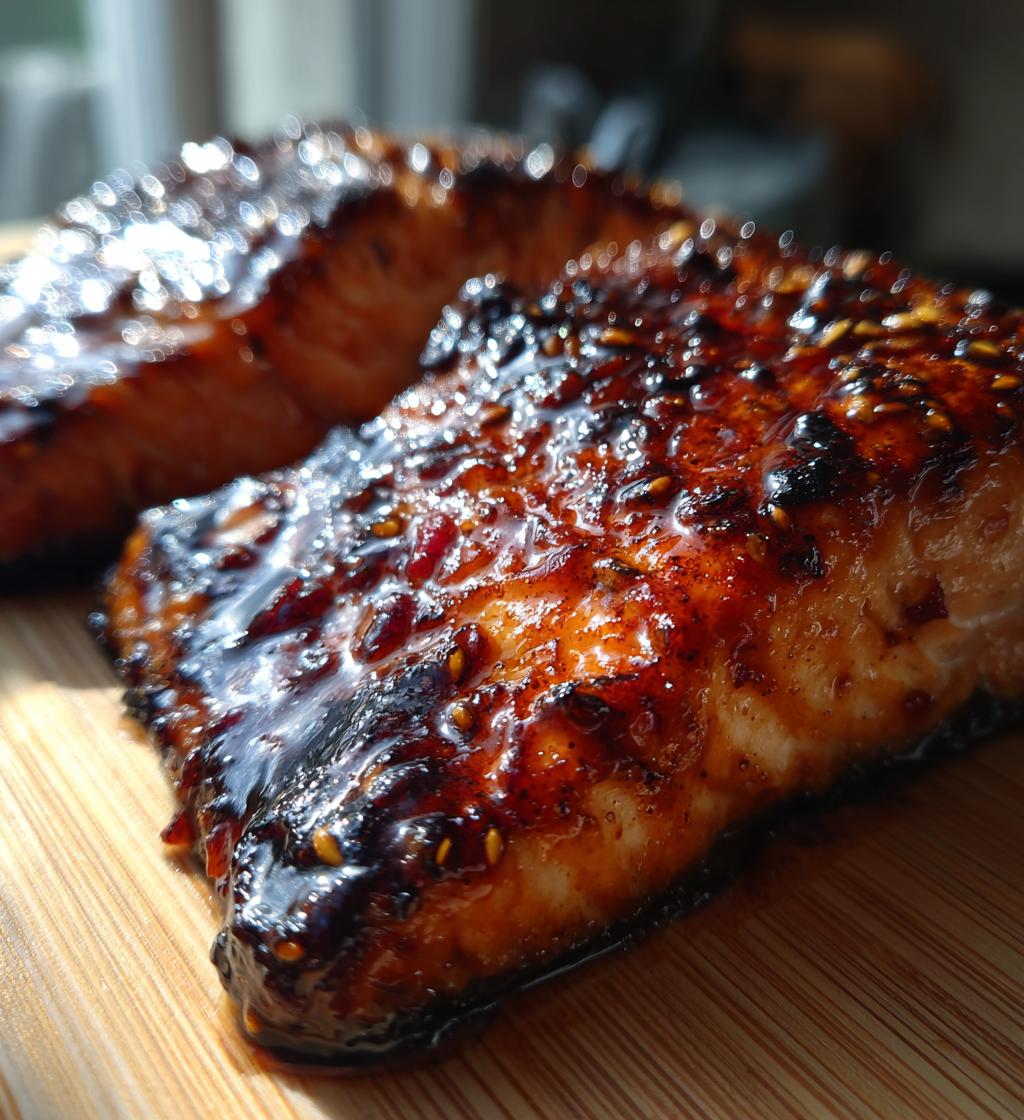 Air Fryer Maple-Glazed Salmon