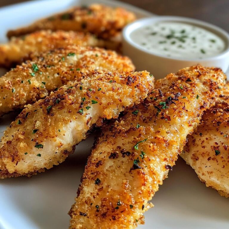 Air Fryer Parmesan Crusted Chicken Tenders