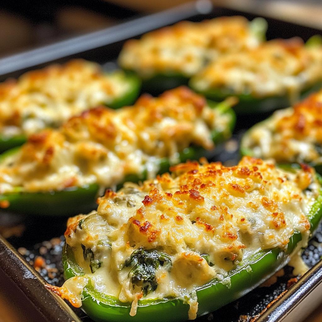 Air Fryer Spinach Artichoke Jalapeño Poppers - detail 1