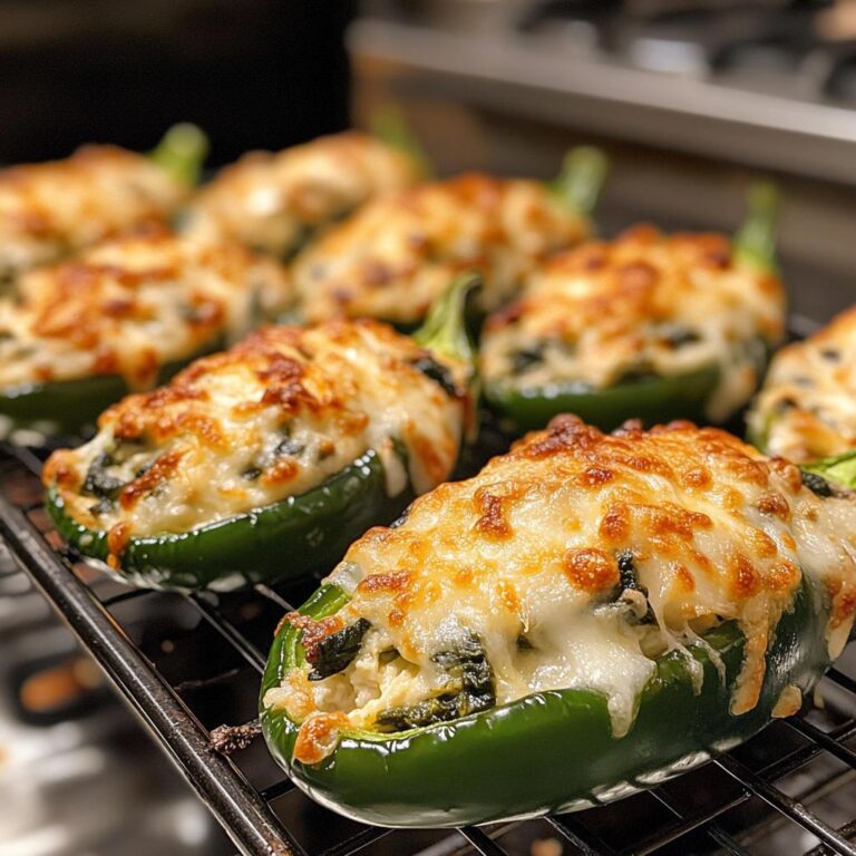 Air Fryer Spinach Artichoke Jalapeño Poppers