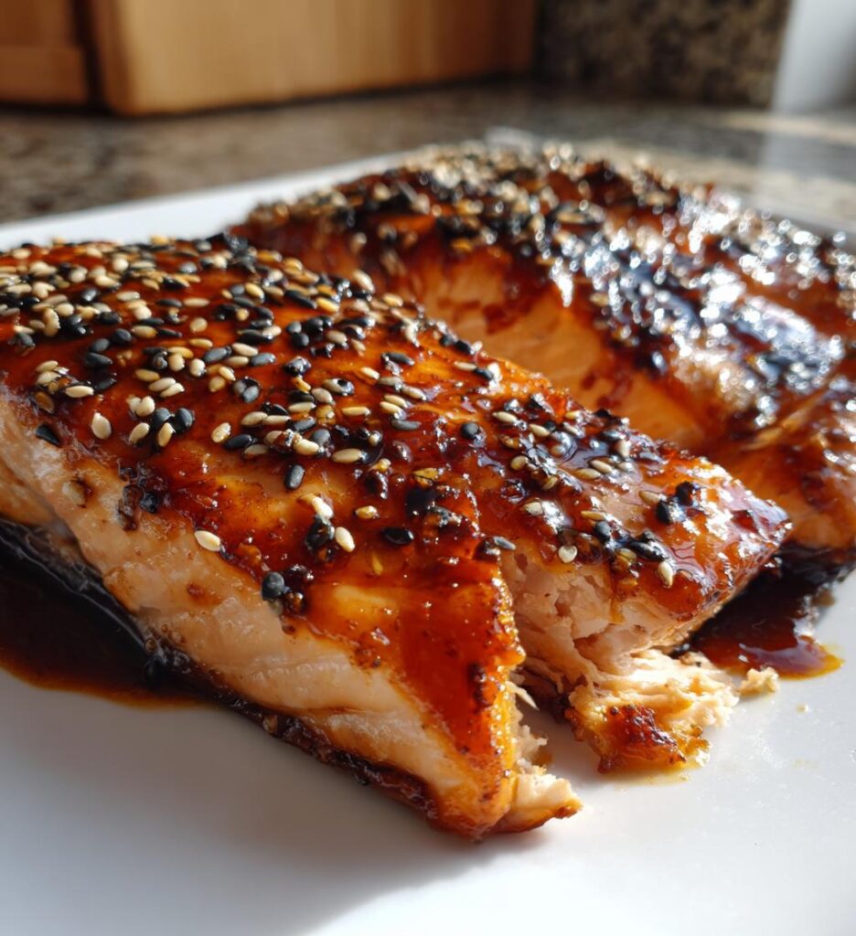 Air Fryer Teriyaki Salmon
