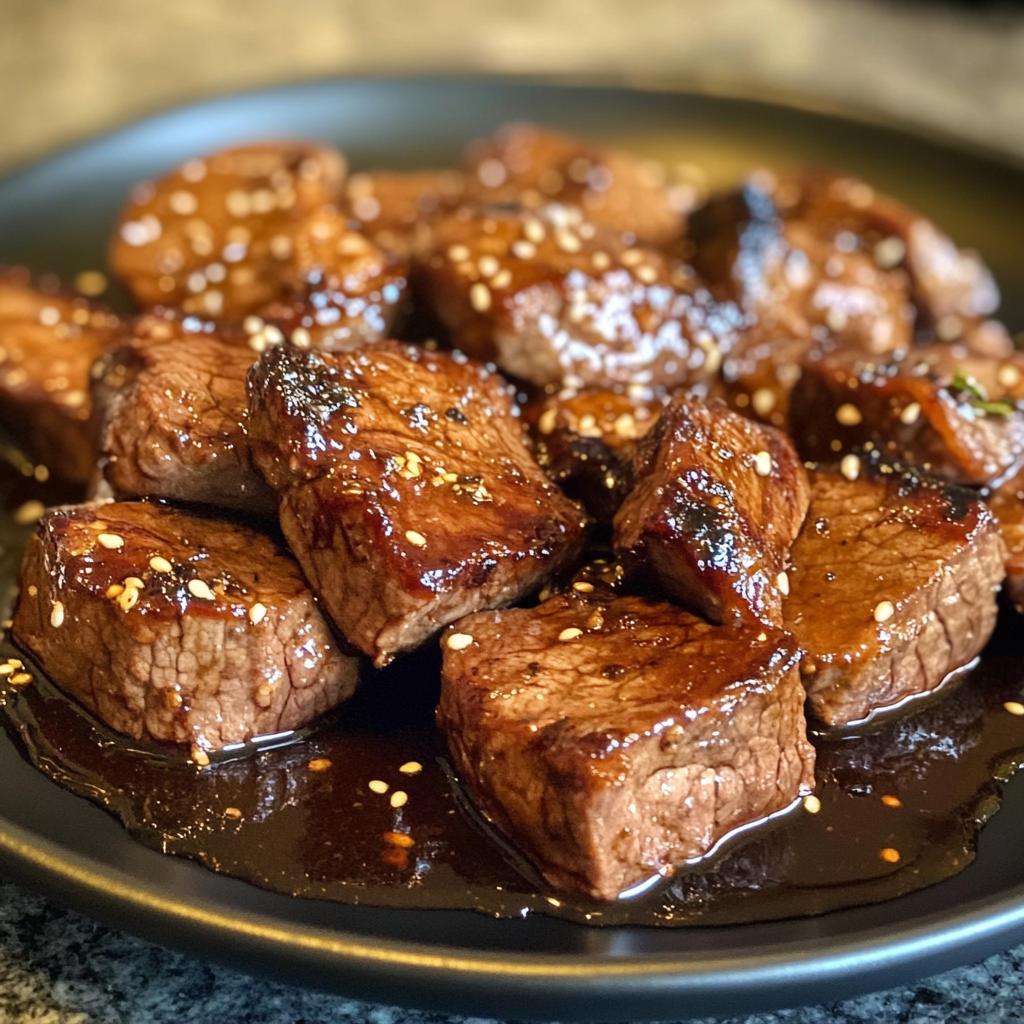 Air Fryer Teriyaki Steak Bites - detail 1