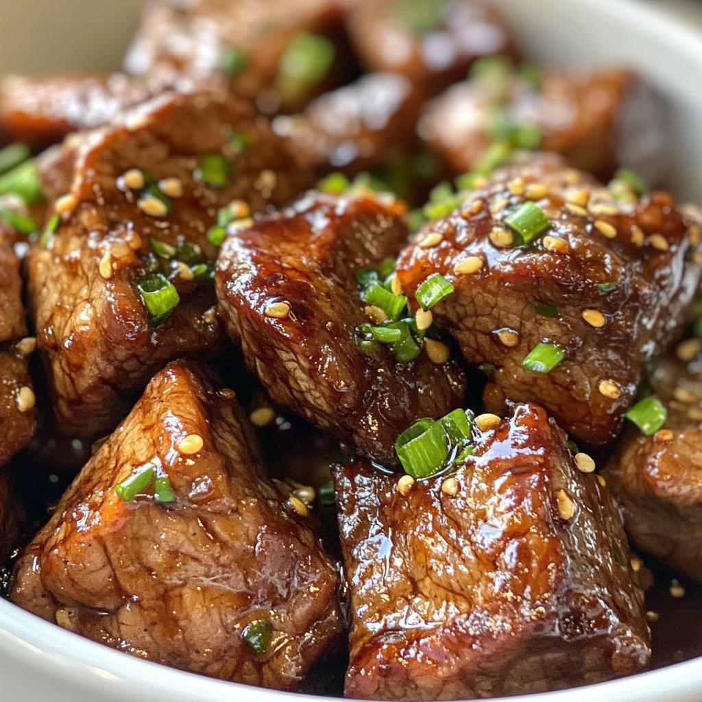 Air Fryer Teriyaki Steak Bites - detail 2