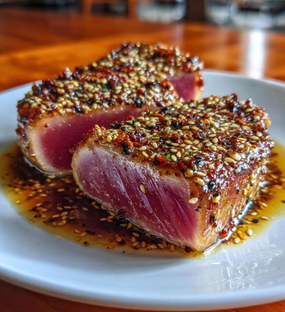 air fryer ahi tuna steak