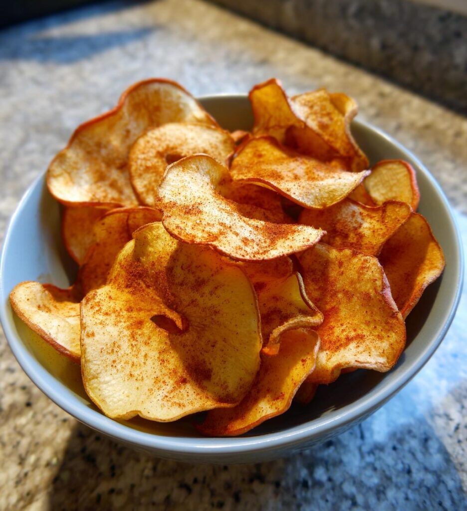 air fryer apple chips