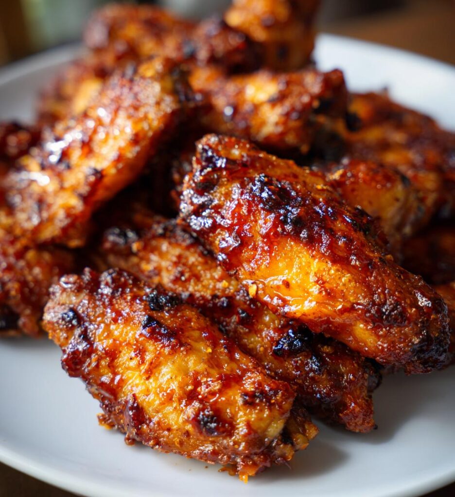 air fryer chicken wings bbq