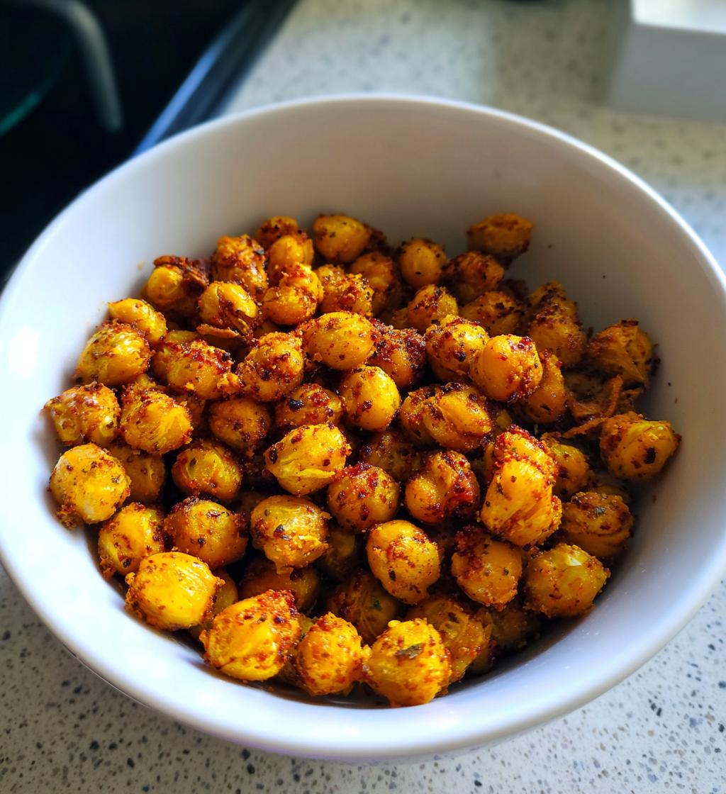 air fryer chickpea snack