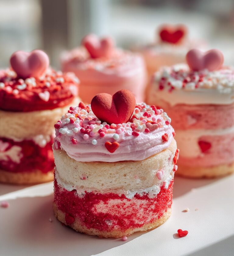 tiny valentines cakes