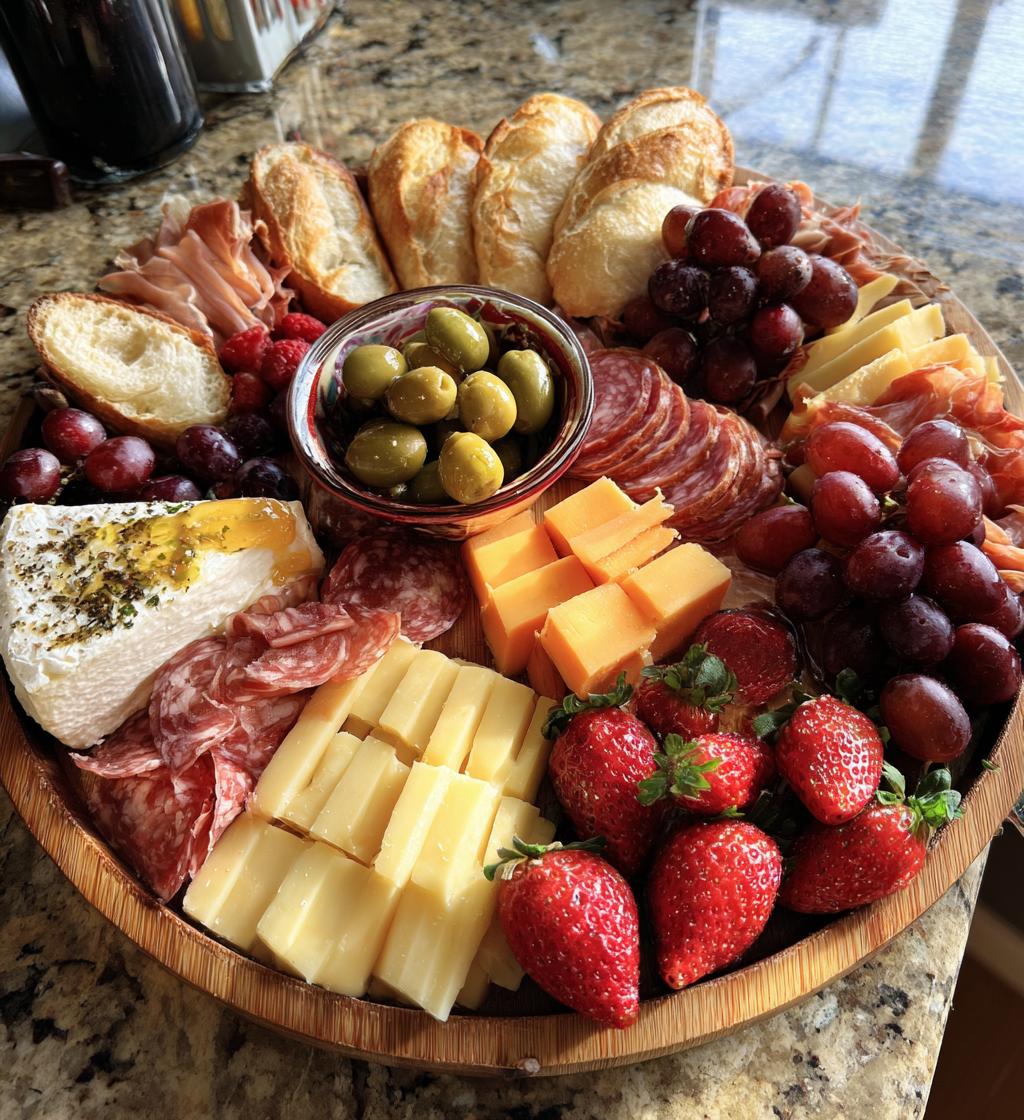 valentines brunch charcuterie board
