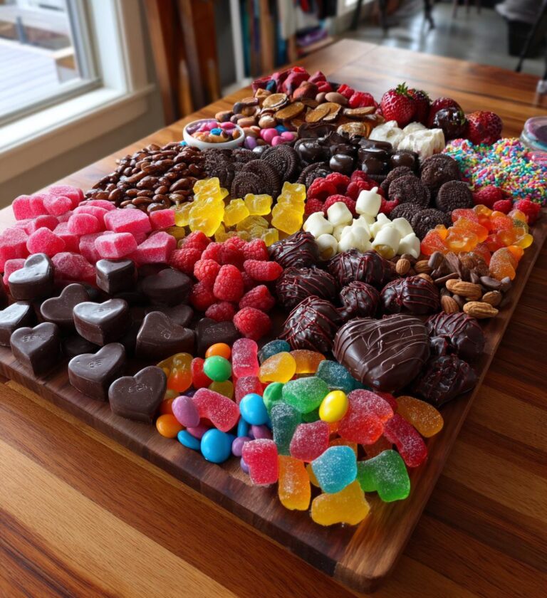 valentines candy board for him