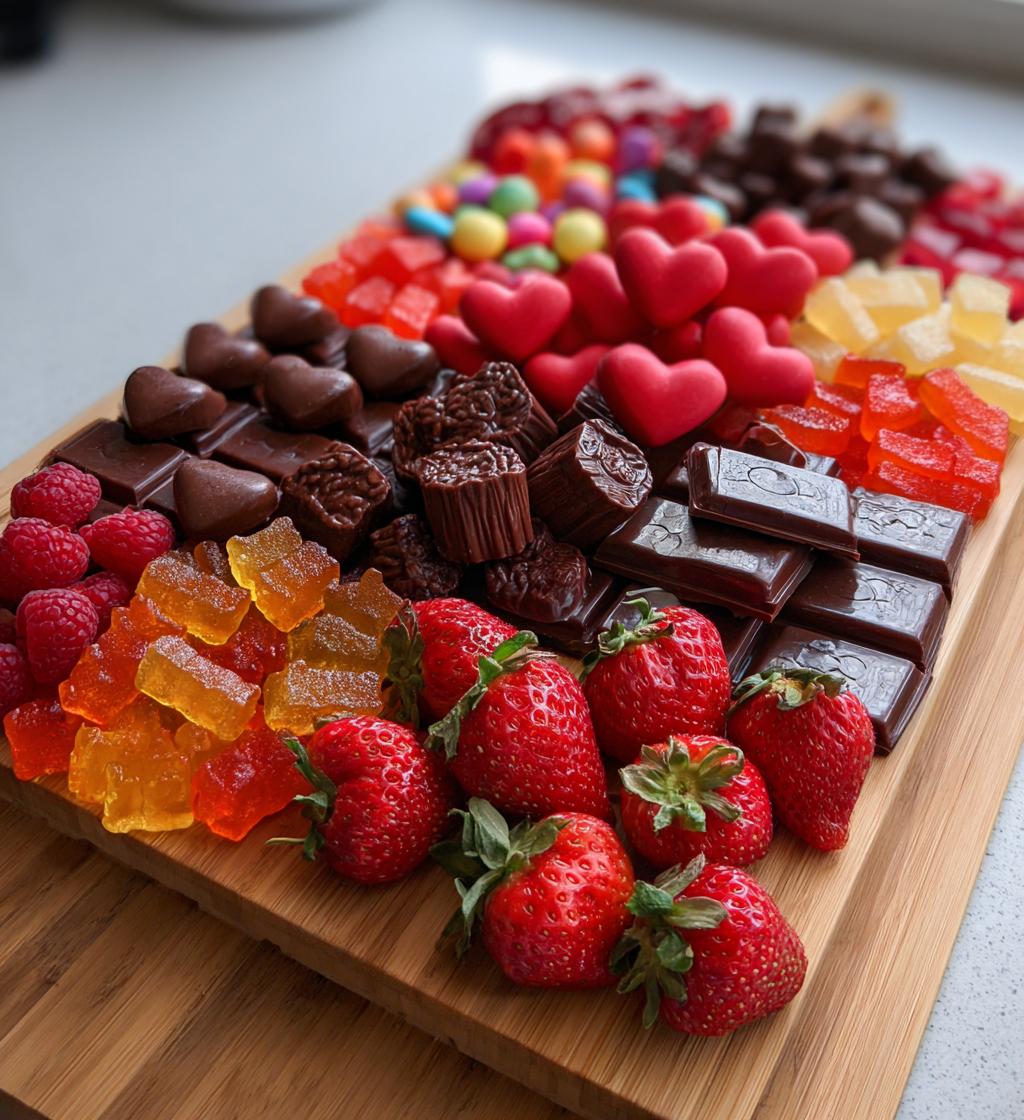 valentines candy board