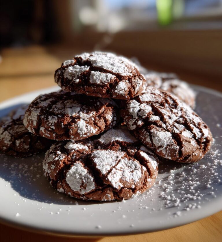 valentines crinkle cookies