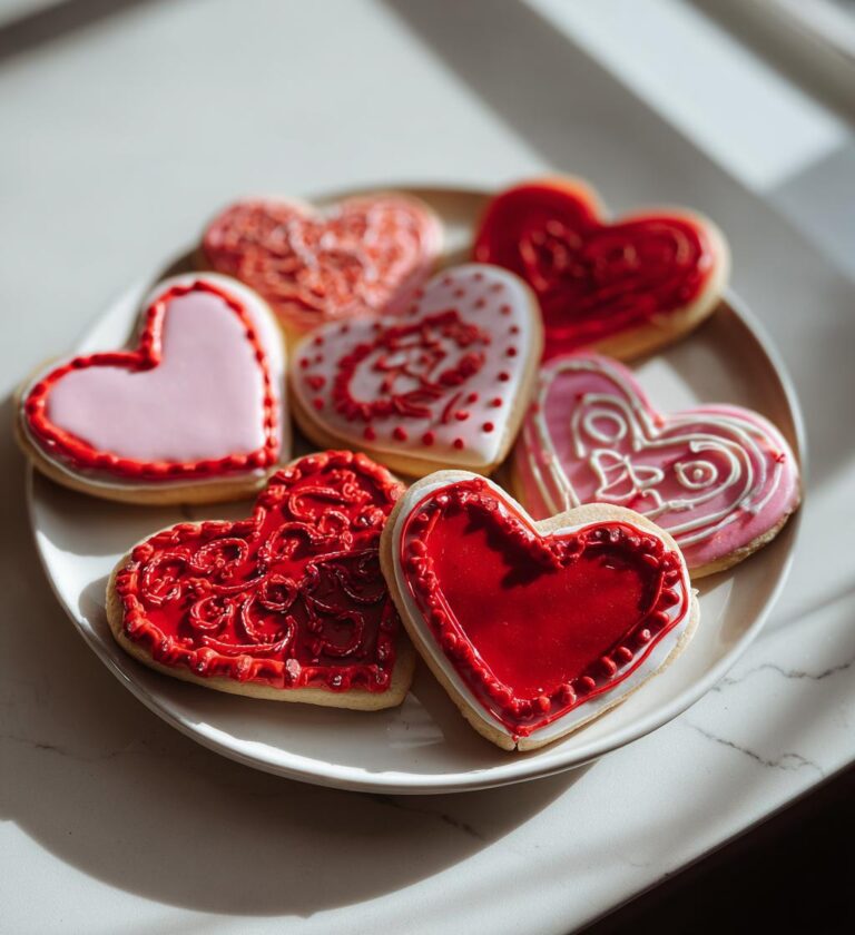 valentines day cookies decorated