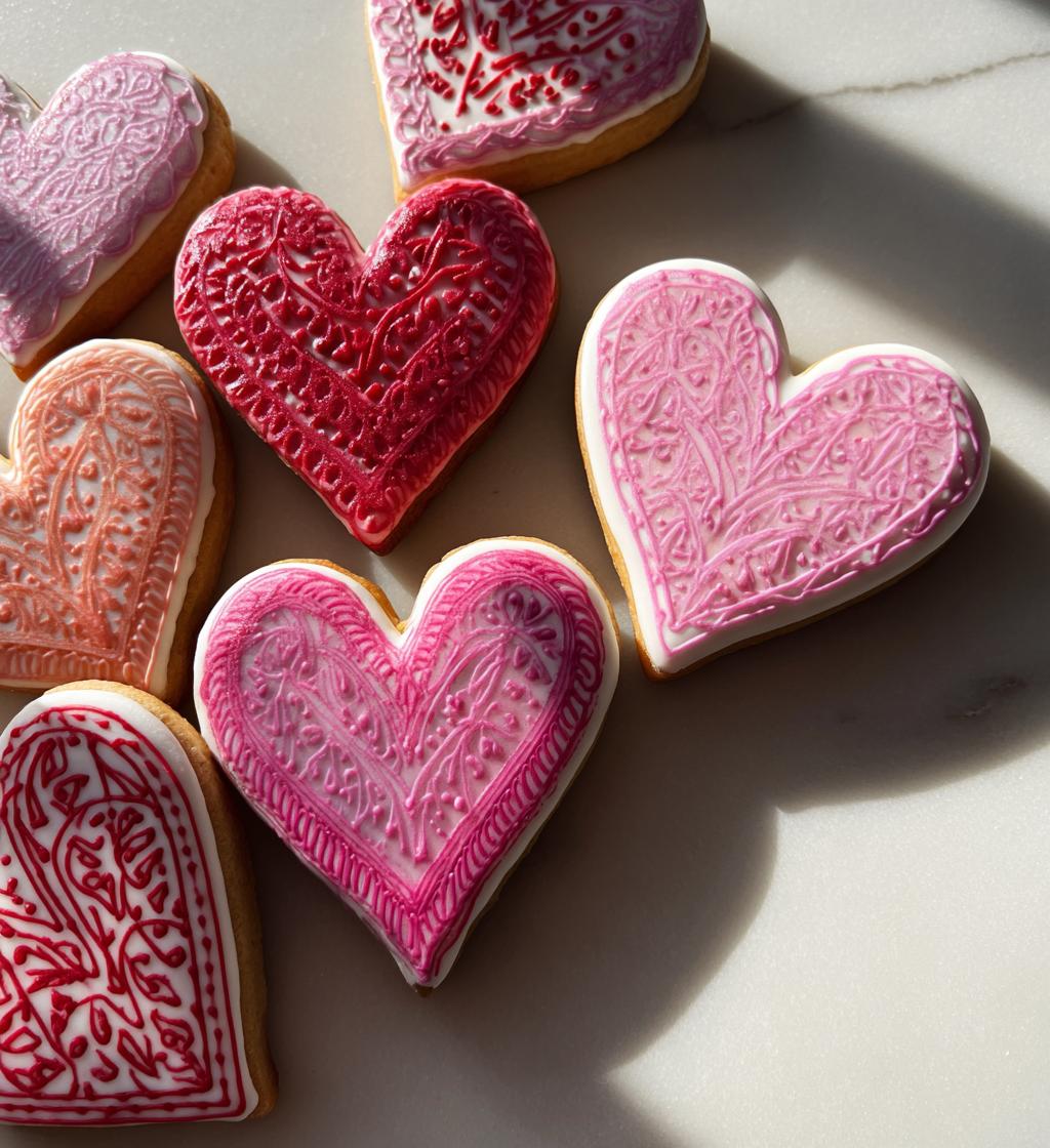 valentines day cookies royal icing