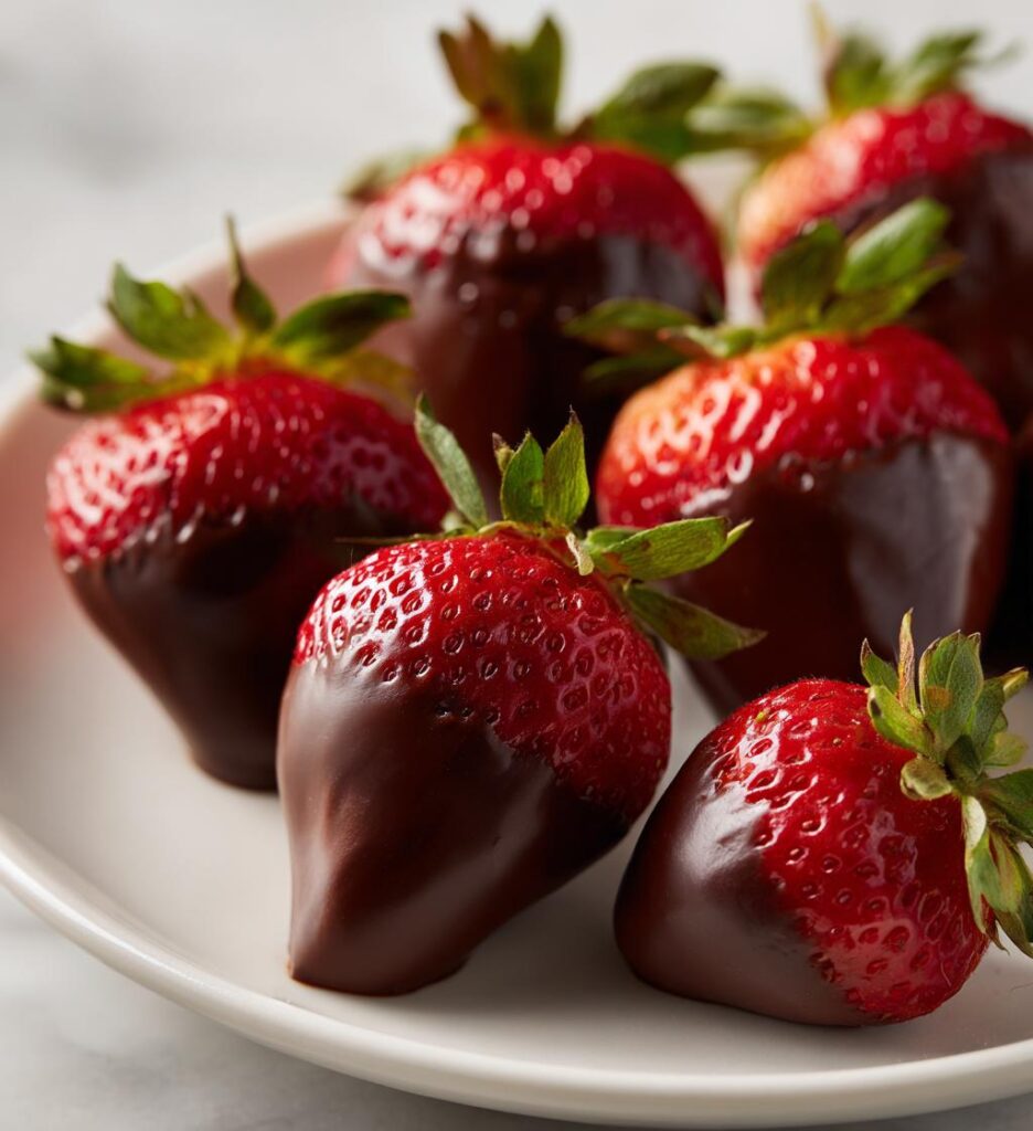 valentines day covered strawberries