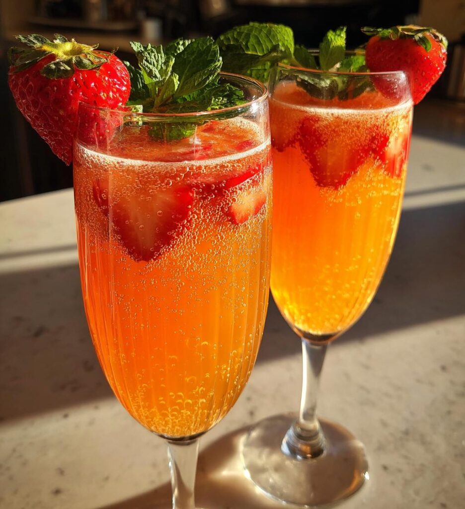 valentines day mimosa