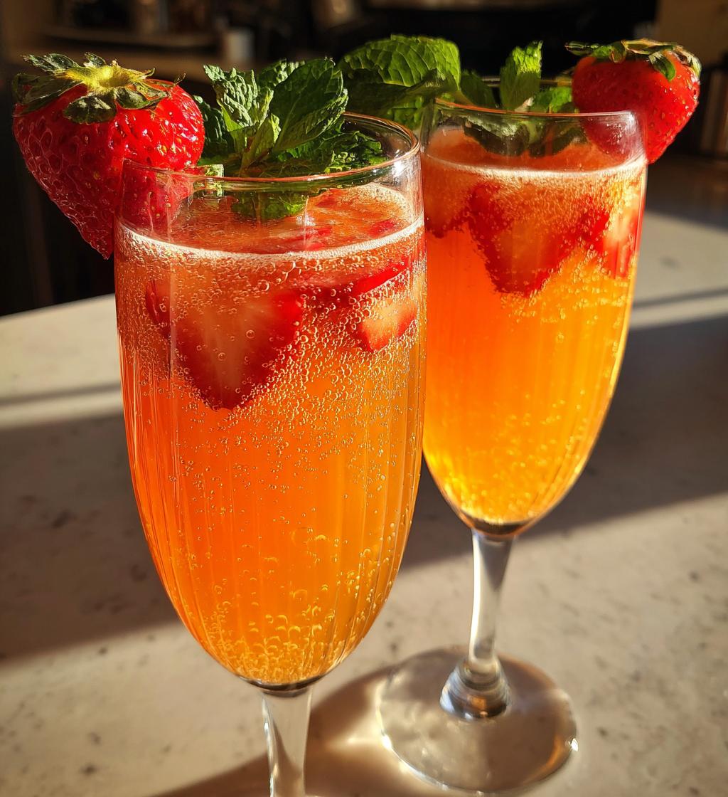 valentines day mimosa