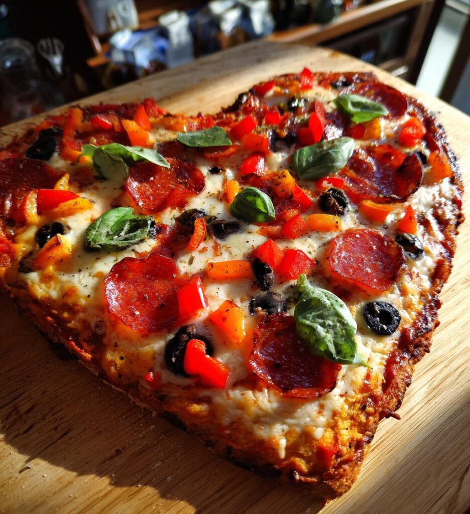 valentines day pizza