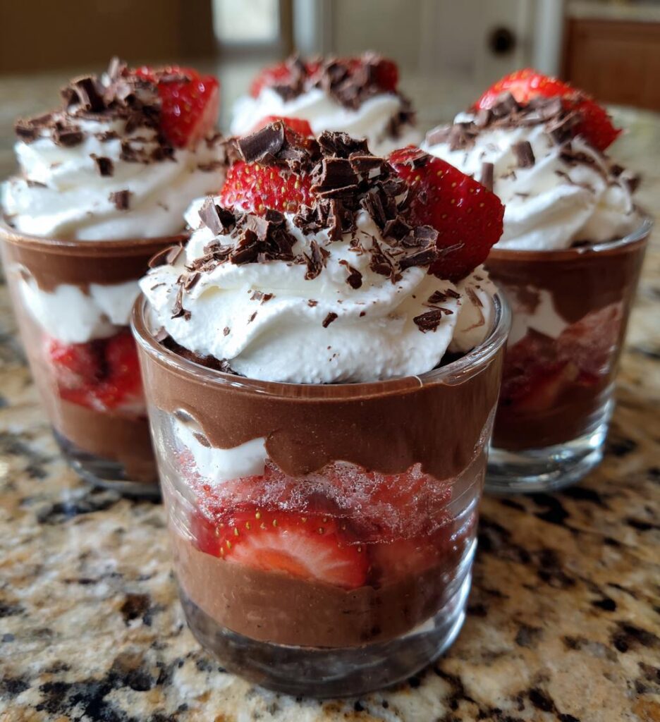 valentines day pudding cups