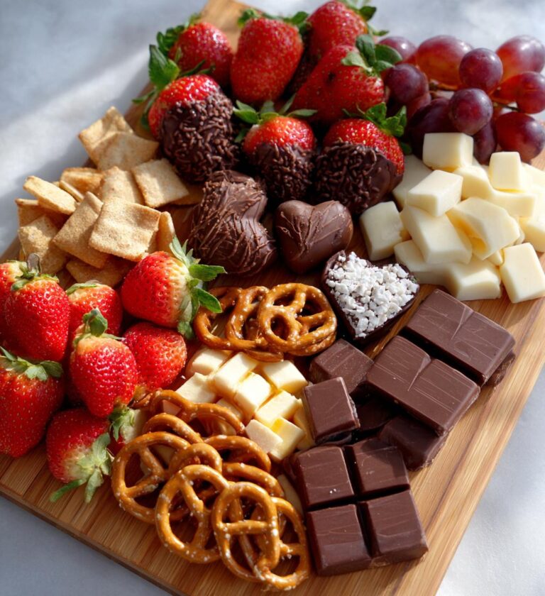 valentines day treat board